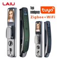 thumbnail image 2 of Laiu Face Recognition Lock With Camera Fingerprint Door Lock Video Calling Digital Tuya WiFi Smart Lock Door, 2 of 5
