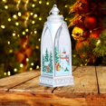 thumbnail image 4 of Exquisita linterna de Navidad Adorno LED de nieve Elk Iluminación colgante para dormitorio Decoración decorativa para Santa Colco Luz de Navidad, 4 of 8