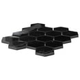 thumbnail image 6 of The Tile Life Stately Hex 4" x 4" Nero Marquina Polished Porcelain Mosaic Tile Sample, 1 Piece, 6 of 12