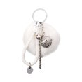 thumbnail image 1 of Minnieouse Llavero con pompón de felpa, tirador de tarjeta de crédito fácil de usar, regalo de estilo moderno, fácil Ropa, zapatos y accesorios Miscelánea Blanco, 1 of 6