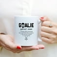 thumbnail image 3 of Custom Mugs Goalie Definition Hockey Player Guards the Net Goaltender Dads Ice-Hockey Mens Gifts Santa Christmas Presents Father's Day Ceramic Coffee 11oz 15oz Mug, 3 of 7