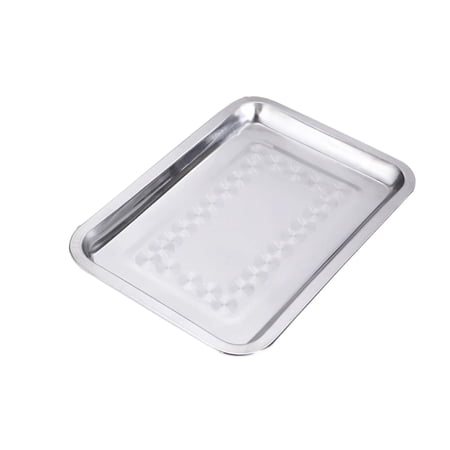 Stainless Steel Flat Toaster Oven Pan Tray Non and Healthy Cookie Sheet & Baking Pan