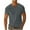 Gray, variant on ZCFZJW Mens Cotton Henley T-Shirts Short Sleeve Button Regular Fit Casual Basic Solid Color Athletic Tees Work Shirts with Pockets Gray M