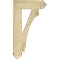thumbnail image 3 of Ekena Millwork 4"W x 16"D x 28"H Imperial Arts & Crafts Rough Sawn Bracket, Douglas Fir, 3 of 4