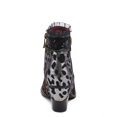 thumbnail image 4 of L`Artiste Dessa Women's Bootie with Eye-catching Metallic & Animal Print Design, 4 of 8