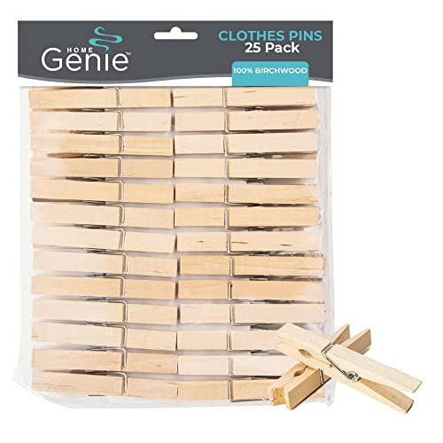 100*Durable Wood Clothespins Photo Album Wood Clip Wooden Laundry Clothes Pins 