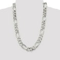 thumbnail image 2 of 925 Sterling Silver 15.1mm Figaro Chain 28 Inch, 2 of 7