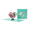 thumbnail image 2 of Love Garland Acción de Gracias Tarjeta de felicitación 3D Tren Tarjeta de felicitación estéreo Escultura de papel Tarjeta de mensaje de bendición creativa hecha a mano Wmkox8yii gf11626, 2 of 9