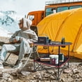 thumbnail image 2 of Grovind Mesa de camping portátil, mesas de playa al aire libre para arena, mesa de picnic plegable con 4 portavasos y bolsa de transporte, mesas de lona ligeras e impermeables para exteriores, pesca,, 2 of 5
