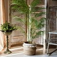 thumbnail image 4 of kurtrusly Wood Wickerwork Basket Rattan Reusable Hypoallergenic Suitable For Office And Home Eco-friendly Type 1 1Set, 4 of 6