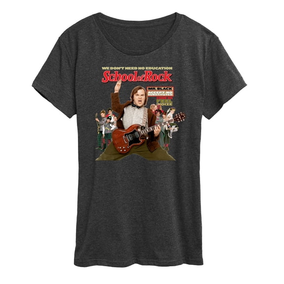 School of Rock - Movie Cover - Come On Feel the Noise - Women's Short Sleeve Graphic T-Shirt