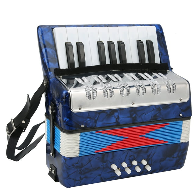 Musical Instrument,17 Key Accordion Teaching Bass Piano Accordion Accordion Remarkable Clarity