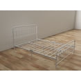 thumbnail image 2 of Tslinn Metal Queen Bed Frame with Headboard and Footboard,White Color,Classic Style, 2 of 4