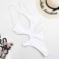 thumbnail image 6 of SIEYIO Womens One Piece Swimsuit Cutout Strappy-Bathing-Suits High Cut Monokini Swimwear, 6 of 14