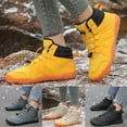 thumbnail image 5 of Oyedens Winter Hiking Boots for Women Men Fur Lined Snow Boots Walking Tennis Sneakers Ankle Booties, 5 of 6