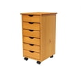 thumbnail image 3 of Adeptus Solid Wood C0008  6 Drawer Roll Cart - Med Pine, 3 of 5