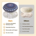 thumbnail image 4 of Cojín de suelo para meditación LOVMOC, redondo, 32 pulgadas, espuma viscoelástica, 4 of 7