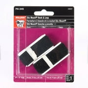 Bulldog 3/4" x 18" Square Hook and Loop Stic Mount, Black