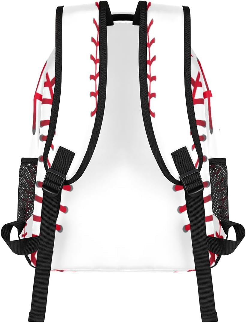 Baseball Sport Backpack School Bookbag for Kids Boys Girl, Softball Backpacks Book Bag Travel Hiking Camping Daypack