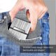 thumbnail image 4 of Cigarette Case, Metal Cigarette Box With Magnetic Closure, Aluminum Grey, 4 of 4
