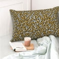 thumbnail image 4 of Fuzoiu Leopard Print Pillow Case with Hidden Zipper,Pillow Covers,Soft and Comfortable Pillowcase-14"x20", 4 of 6