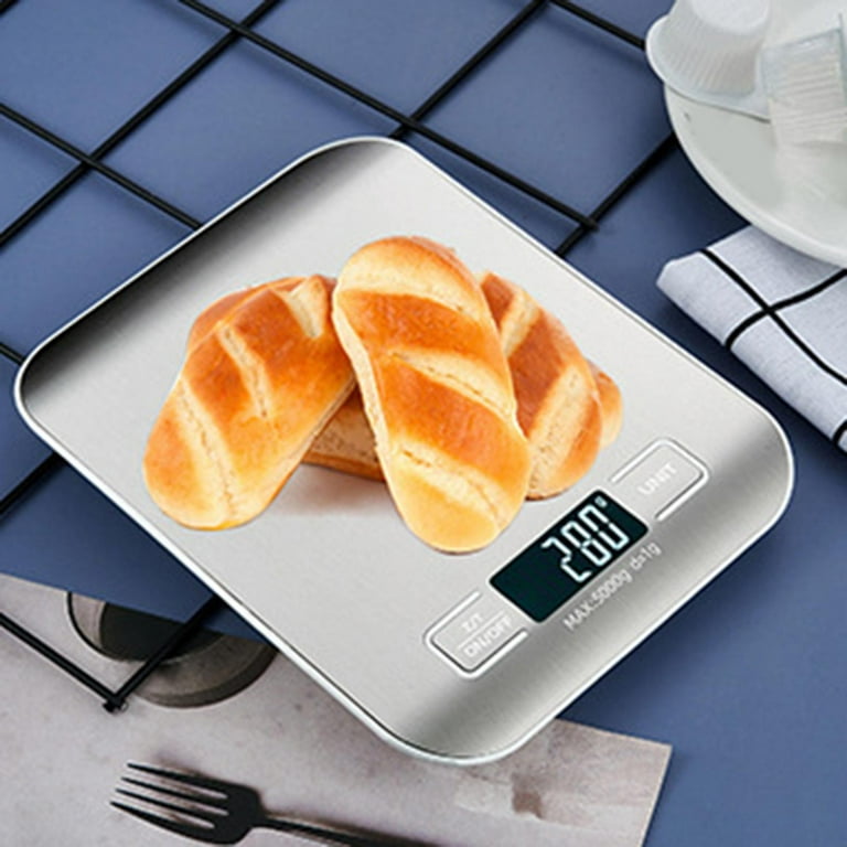 1pc 10kg-1g Stainless Steel Kitchen Scale Multifunctional Electronic Weight  High Precision 0.01g for Food Cooking Baking