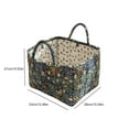 thumbnail image 2 of CARRFA Large Capacity Foldable Boho Fabric Storage Basket, Durable & Soft Floral Laundry Laundry Tote Bag for Home, Picnic, Shopping, Travel, 2 of 7
