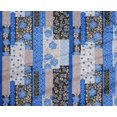 thumbnail image 5 of oneOone Tissu Polyester Lycra Bleu Floral Matériel de Robe Tissu Imprimé Tissu au Mètre 56 Pouces de Large, 5 of 5