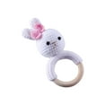 thumbnail image 2 of Agiferg Cartoon Knitting Handmade Crochet Knitting Rattle Ring Suzuki Ring, 2 of 4