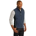 thumbnail image 4 of Port Authority R Tek Pro Fleece Full Zip Vest-S (Navy Heather/ Black), 4 of 6