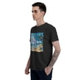 thumbnail image 7 of Tropical Beach T-Shirt for Men Cotton 100% Summer Tops Women Fashion Casual Short Sleeves Round Collar Short-Sleeve Couple Top Tees, 7 of 7