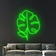 thumbnail image 5 of Handmadetneonsign Monstera Leaf Led Light, Monstera Leaf Neon Light, Green Leaf Tropical Neon Sign, 5 of 5