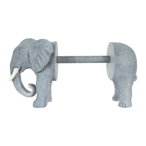 Resin Elephant Shaped Paper Towel Holder