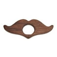 thumbnail image 1 of Wooden Reading Ring Book Buckle One Handed Reading Artifact Thumb Book Brace (beard Version, 1 of 7