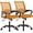 Orange, variant on CL.HPAHKL Mesh Office Chair with Wheels, Adjustable Ergonomic Computer Desk Chair with Lumbar Support & Armrest, Comfortable Swivel Rolling Chair for Home Office Work Study, 2 Pack, Orange