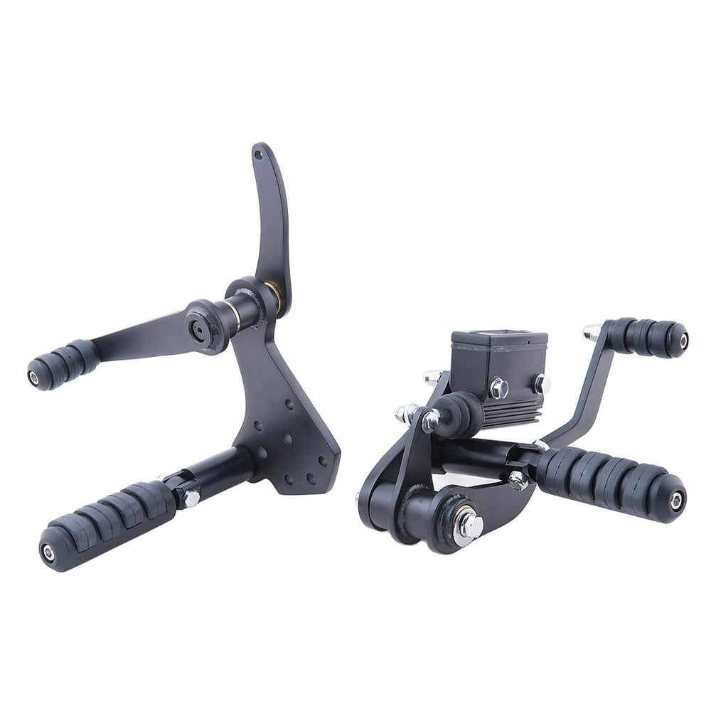 Black Forward Controls w/ Pegs & Levers 19841999 Harley Softail FXST