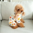 thumbnail image 5 of DOPI Pet Pajamas Cartoon Pattern Keep Warmth Breathable Pet Dogs Cats Warm Jumpsuits Outfit for Teddy, 5 of 8