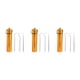 thumbnail image 5 of Monstrate 3 piezas de palillos de dientes de metal con soporte Herramientas de dientes Estuche de almacenamiento Organizador Acampar al aire Type4 NO4, 5 of 6