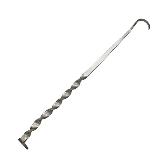 Homelife BBQ Food Flipper And Meat Hook Heavy Duty Grill Turner for Flipping Ribs Chicken Hot Dogs Pigtail Food Flipper BBQ Turner Hooks for Grilling Cooking