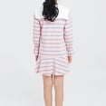 thumbnail image 4 of LOVZFMLL Robe Fille avec Grand Style Universitaire Robe Princesse Robe Fille Manches Longues Col Rabattu, 4 of 5