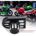 thumbnail image 3 of KIMISS Aluminum Motorcycle Seat Bolt Tab Screw Mount Knob Cover(black silver), 3 of 5