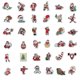 thumbnail image 5 of Pegatinas navideñas, 50 pegatinas de vinilo impermeables para niños, adolescentes, decoración del hogar y la escuela, botellas de agua., 5 of 5