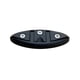 thumbnail image 1 of Nylon Boat Flip-Up Plating Cloat Deck Mount Ocean Muelle Cuerda Amarre Pendientes Suministros de hardware Accesorios con tornillos largos cortos Inevent VI001819-00, 1 of 6