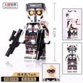 thumbnail image 2 of Pack de 6 Minifiguras de la Legión Destructora, Bloques de Construcción de Película de Guerra Espacial, Juguete para Mentes Creativas, 2 of 10