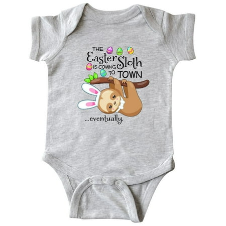 

Inktastic Easter Sloth with bunny ears- funny Gift Baby Boy or Baby Girl Bodysuit