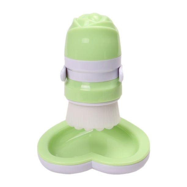 1 UNID Cepillo de limpieza facial de limpieza facial de doble cabeza 1pc Brocha de limpieza profunda