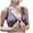 Dark Purple, variant on NIEWTR Front Closure Bras for Older Women New No Underwire Wireless Shaping Front Snap Bra for Seniors(Dark Purple,2XL)