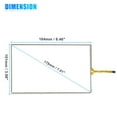 thumbnail image 3 of 1Pcs 7 Inch Car Touch Screen Replacement for Toyota Tundra 2014-2019 Glass Clear, 3 of 7
