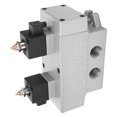 thumbnail image 4 of Electroválvula de aire de doble bobina, control electrónico, 3 posiciones, 5 vías, G1 pulg., 0,15-0,8 MPa, K35D2H-25DC24V, 4 of 14