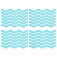 thumbnail image 1 of 24uds Antideslizante Bañera Pegatinas Baño Ducha Piso 7.1 Antideslizante Pegatina Cinta S-Forma Estilo Calcomanías para Baño Cocina Bañera Escalones Escaleras, Azul, 1 of 7